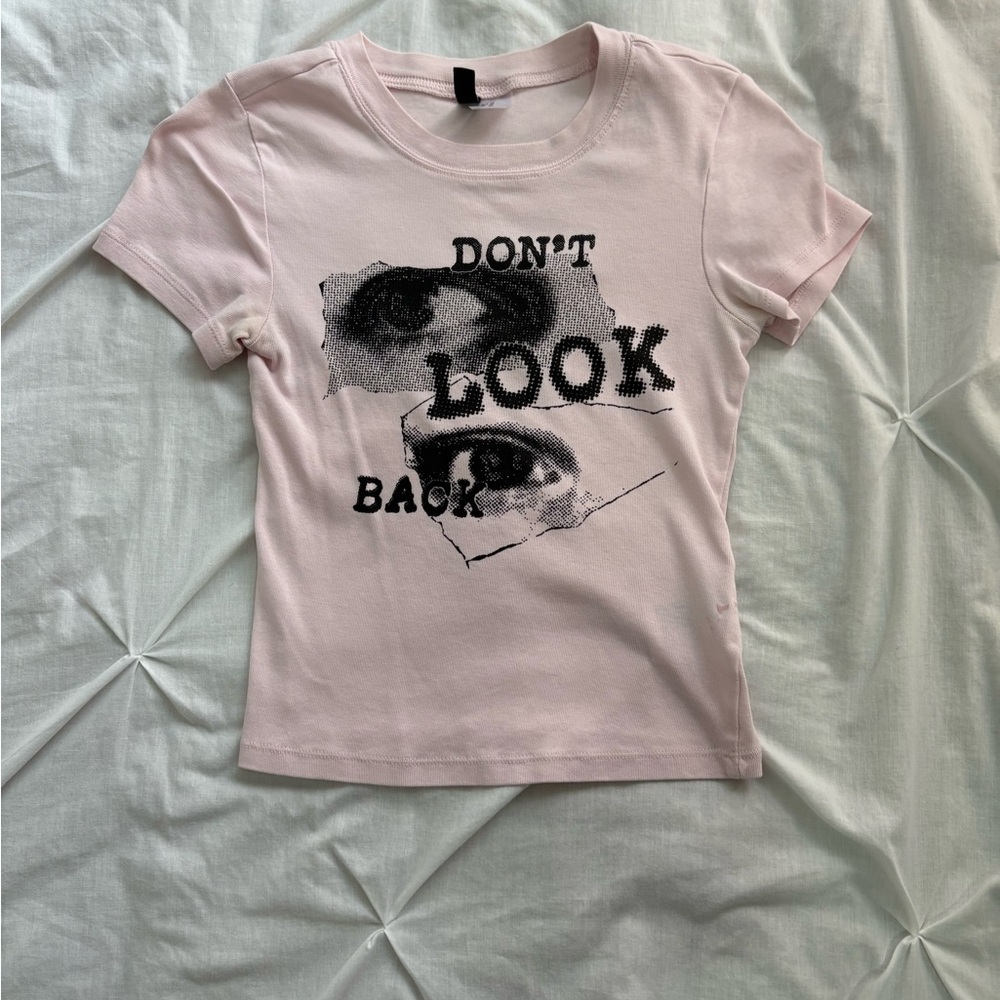 Pink Graphic y2k Short Sleeve Tee